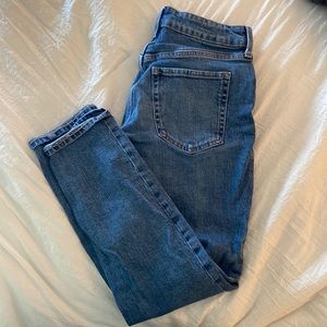 straight leg jeans